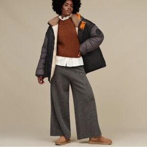 Ugg Kristian Convertable Puffer Coat Black Cream Water Resistant Customizable